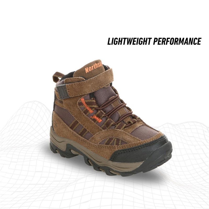Northside Baby Rampart MID Hiking Boot, Medium Brown, 7 Medium US Toddler - Image 3